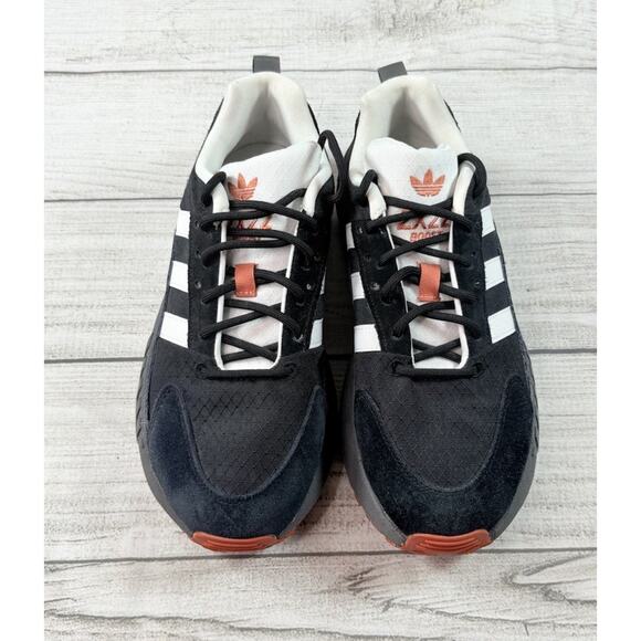 Women Adidas ZX 22 Boost Running Shoes Sneakers White Grey GX8662 Size 7 - Picture 5 of 8